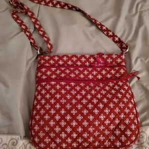Vera Bradley Triple Zipper crossbody